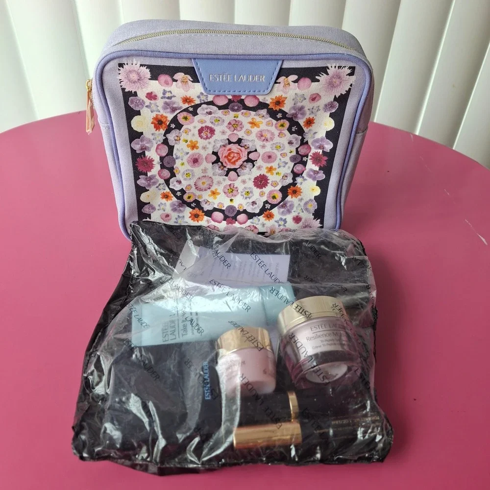 Estee Lauder Resilience Multi-Effect Skincare Night Eye Creme Makeup Set  NEW